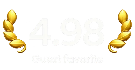 Guest favorite, rated 4.98